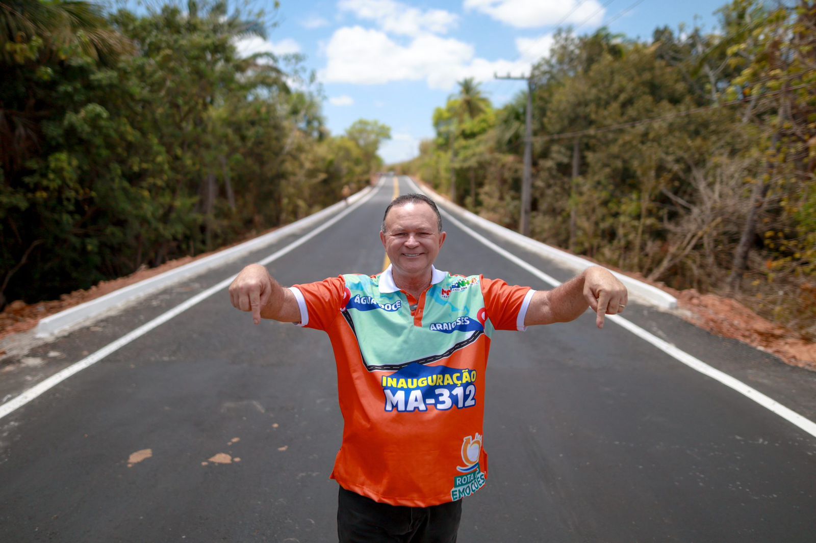 Brandão entrega MA-312 que liga a região dos Lençóis Maranhenses ao Delta do Parnaíba