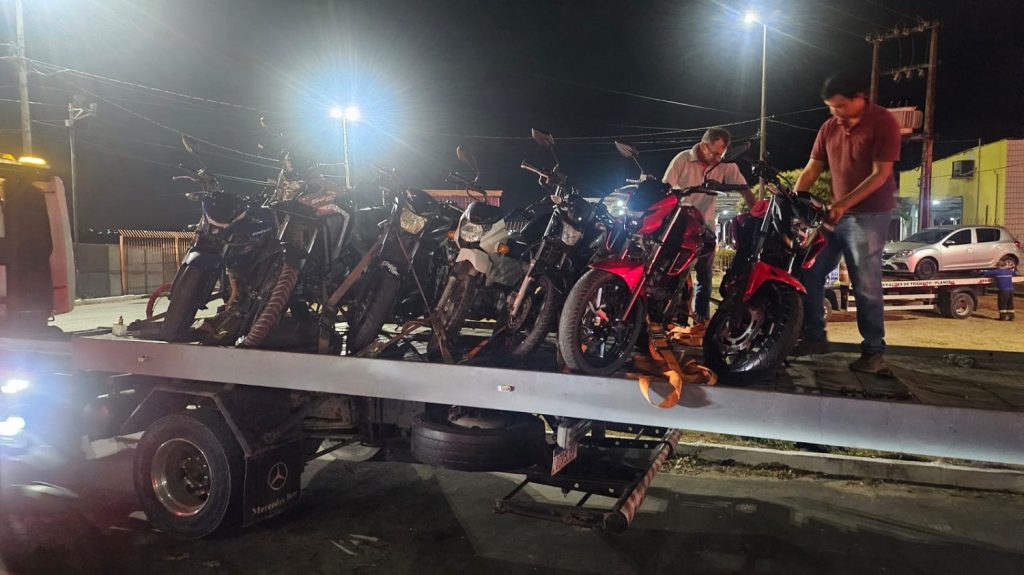 Operação Rolezinho apreende 24 motos barulhentas e interdita três bares em São Luís