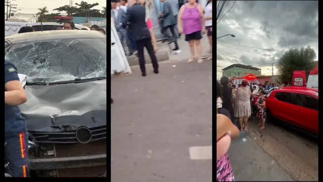 Motorista embriagado atropela oito pessoas que estavam saindo de igreja em Imperatriz