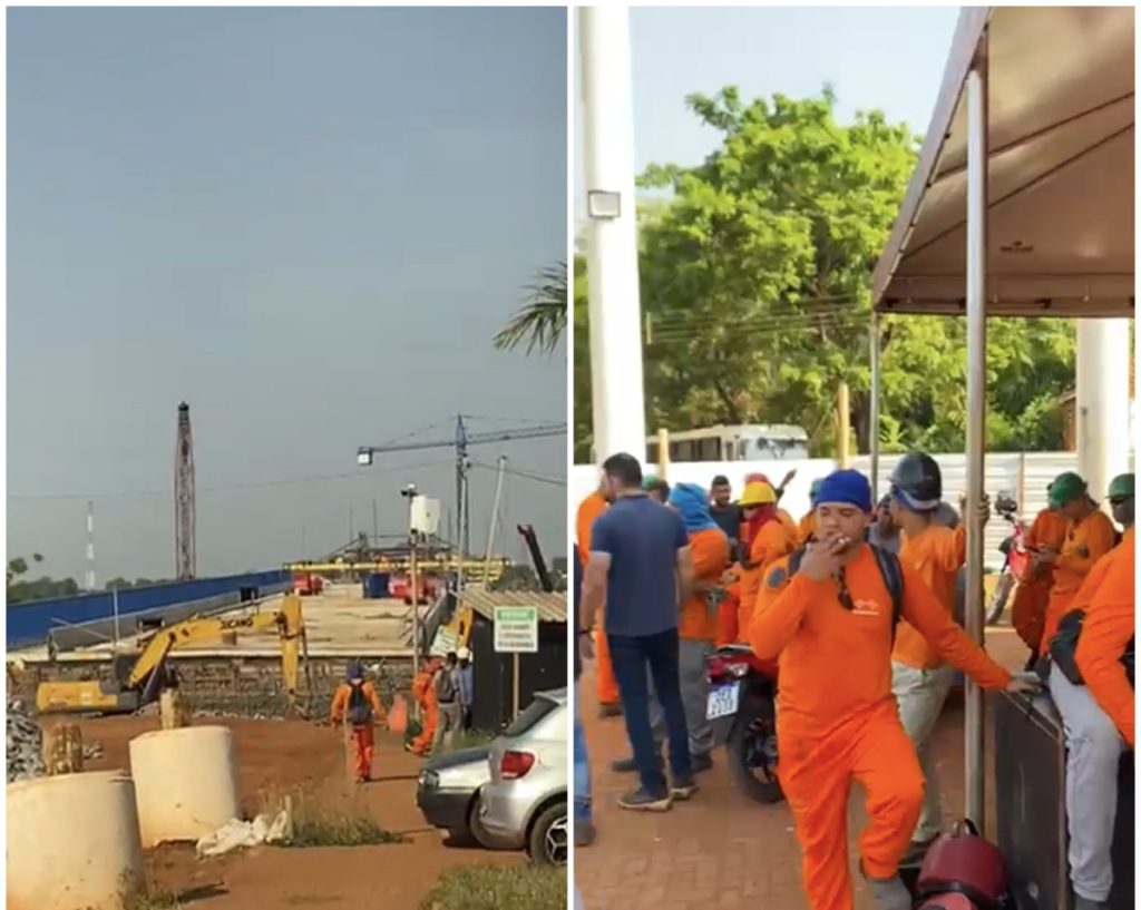 Funcionários da obra da Ponte JK em Estreito deflagram greve e obra pode atrasar