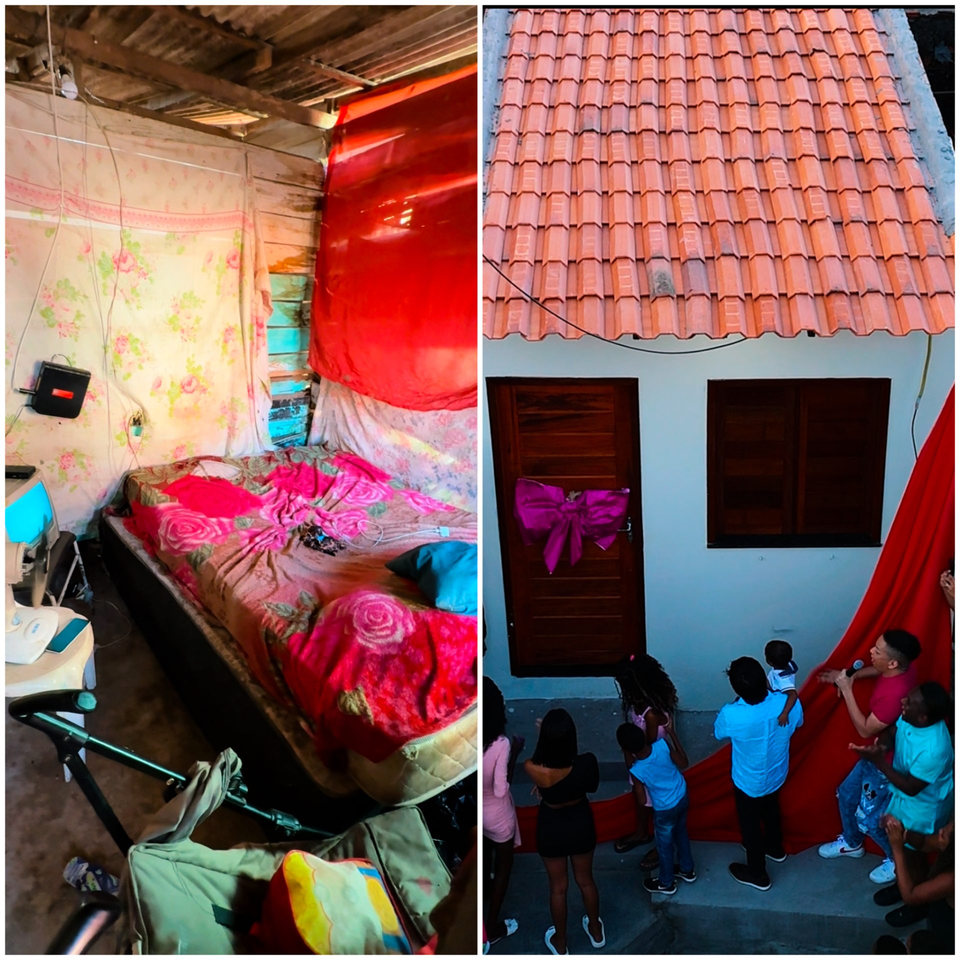 Ex-secretário de Braide se comove com situação de família  que vivia em barraco de madeira se comove e entrega uma casa nova