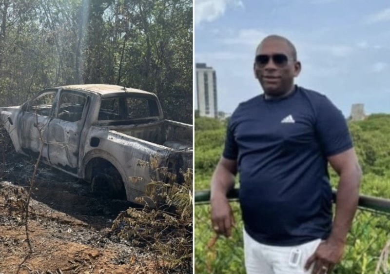 Corpo encontrado carbonizado em caminhonete na BR-230 é de empresário da Baixada Maranhenses