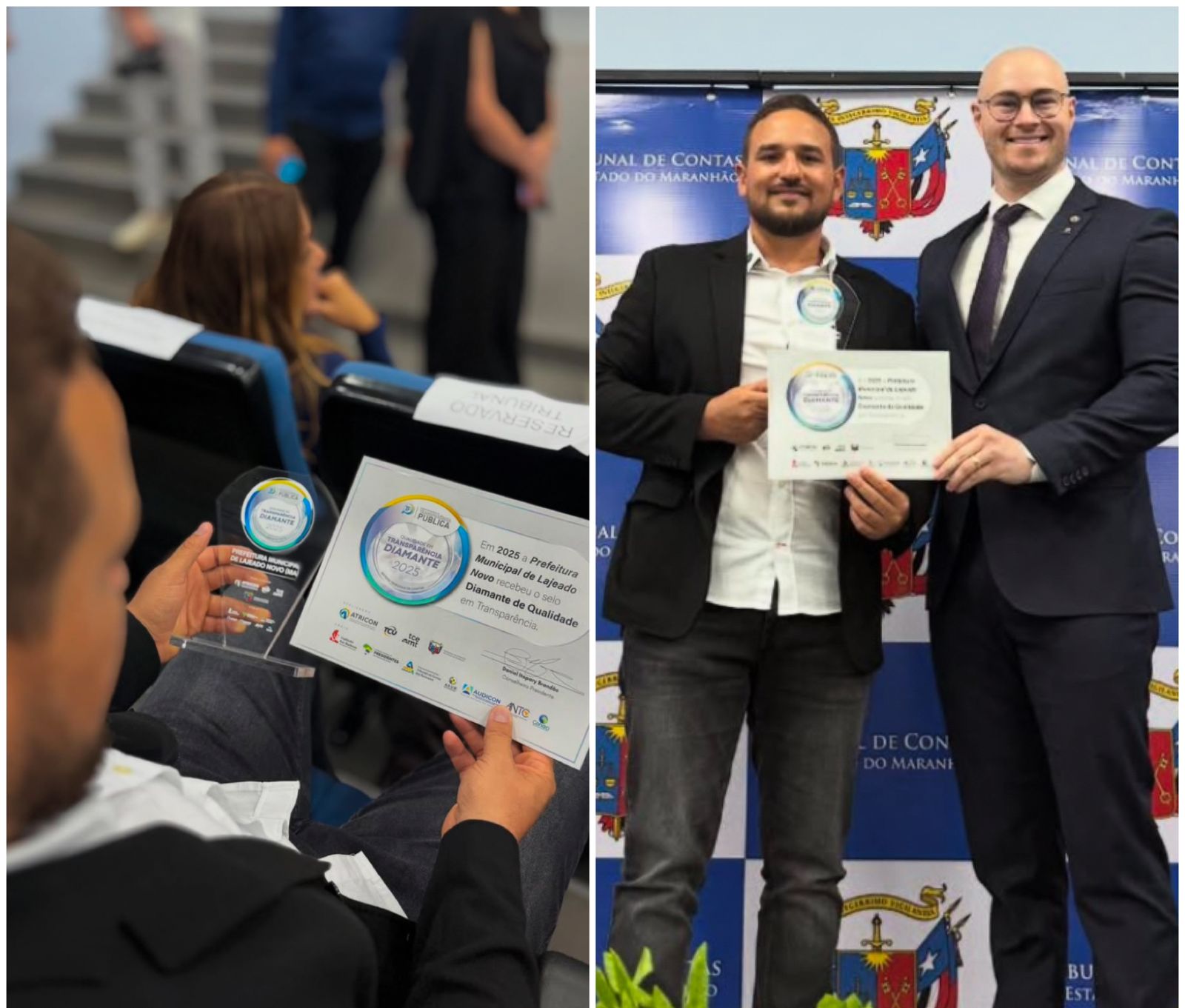 Gestão do prefeito Itaires é a primeira da história de Lajeado Novo a receber Selo Diamante do TCE em transparência