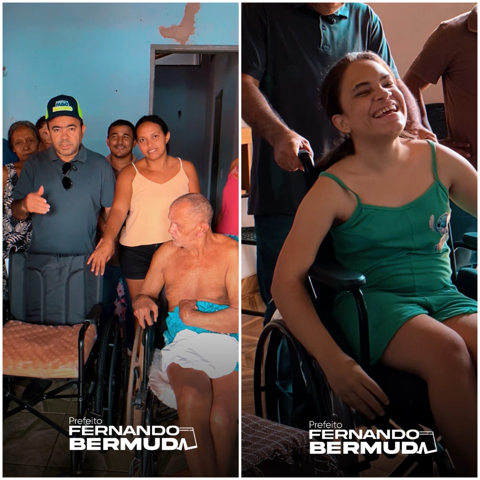 Prefeito de Campestre do Maranhão realiza a entrega de cadeiras de rodas para pessoas com deficiência