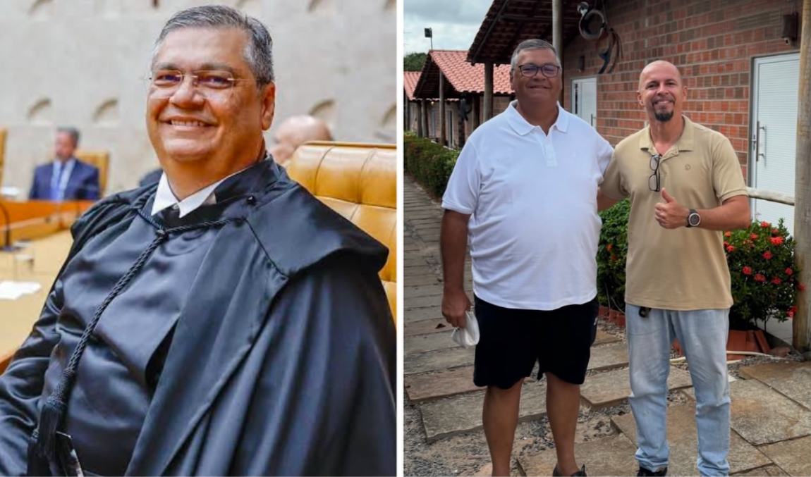 Ex-governador do Maranhão e atual ministro do STF, Flávio Dino curte folga em Tutóia no litoral maranhense