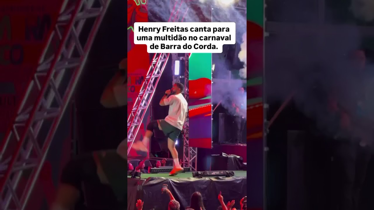 Henry Freitas arrasta uma multidão em Barra do Corda