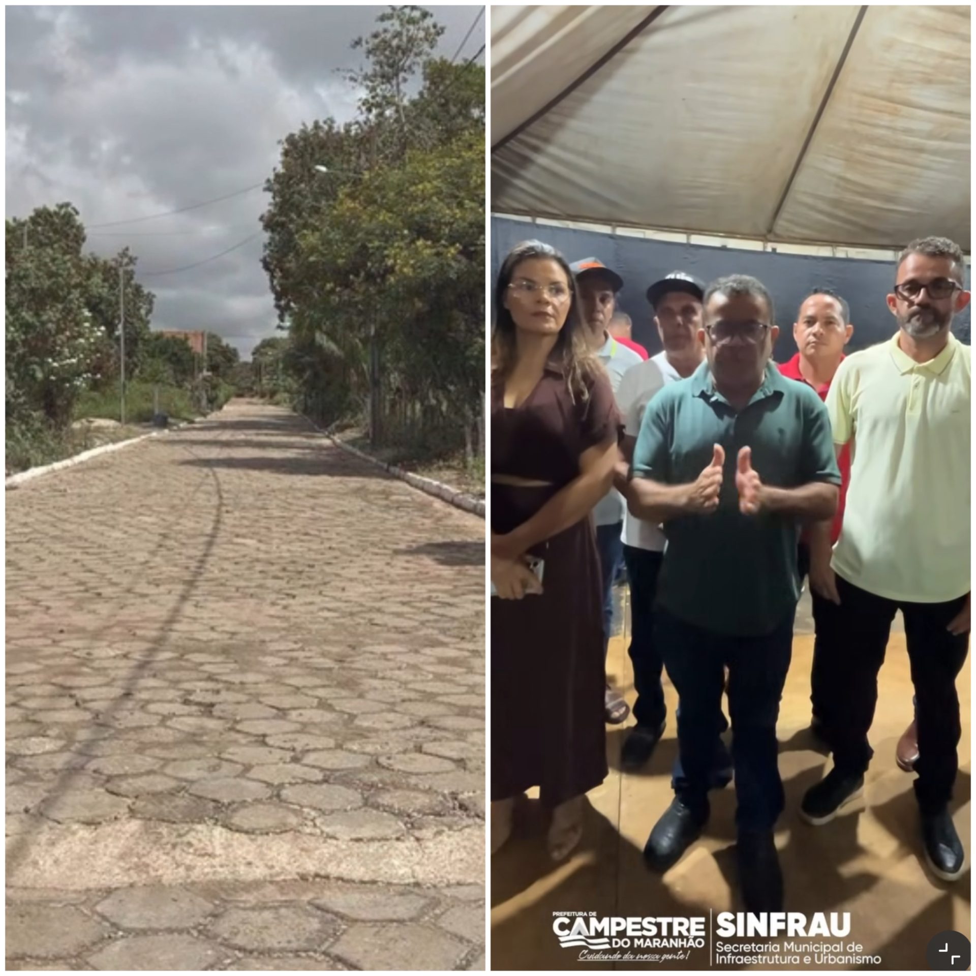 Prefeito Fernando Bermuda entrega pavimentação de ruas em Campestre e agradece a parceria com governador Brandão