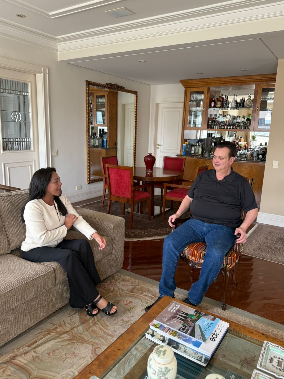 Kassab confirma apoio à reeleição de Eliziane Gama na Chapa de Braide ao Governo do Maranhão