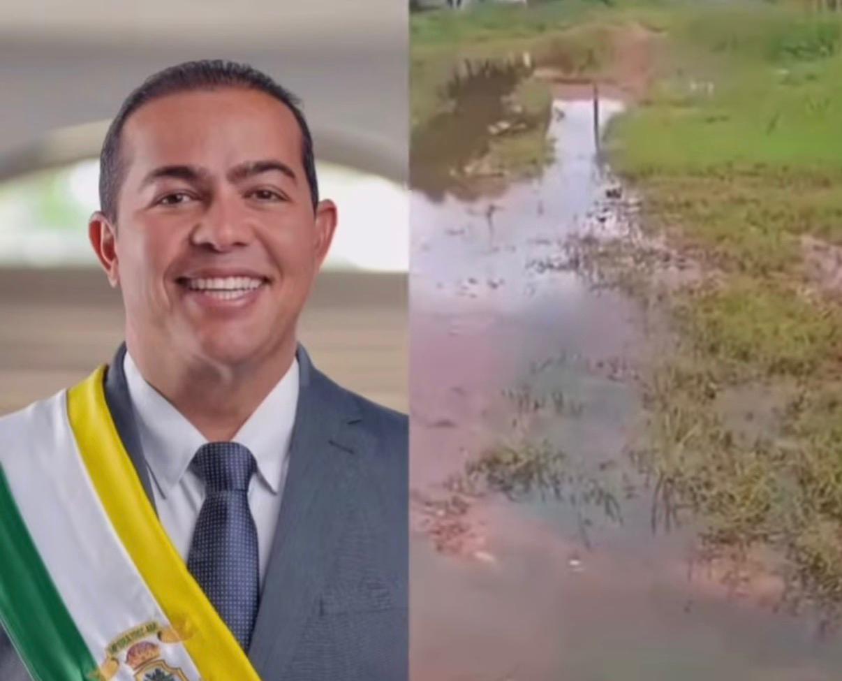 VÍDEO: Em meio à lama, avó chora após não conseguir realizar velório da neta por condições precárias de rua em Imperatriz