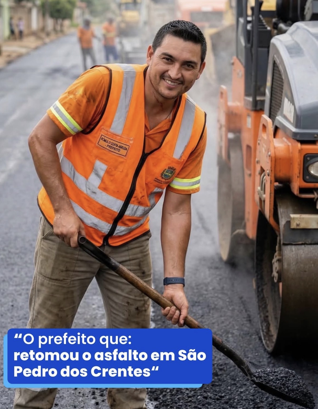 Rômulo Arruda alcança 92,56% de aprovação em São Pedro dos Crentes, aponta pesquisa