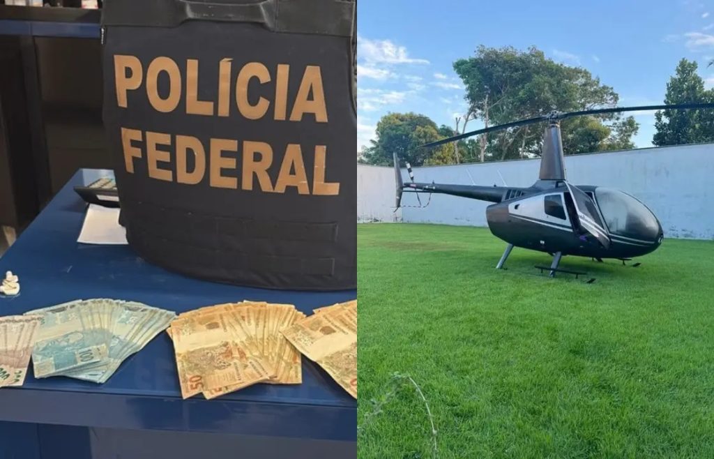 PF apreende maços de dinheiro e helicóptero em nova operação contra Josimar de Maranhãozinho autorizada por Flávio Dino