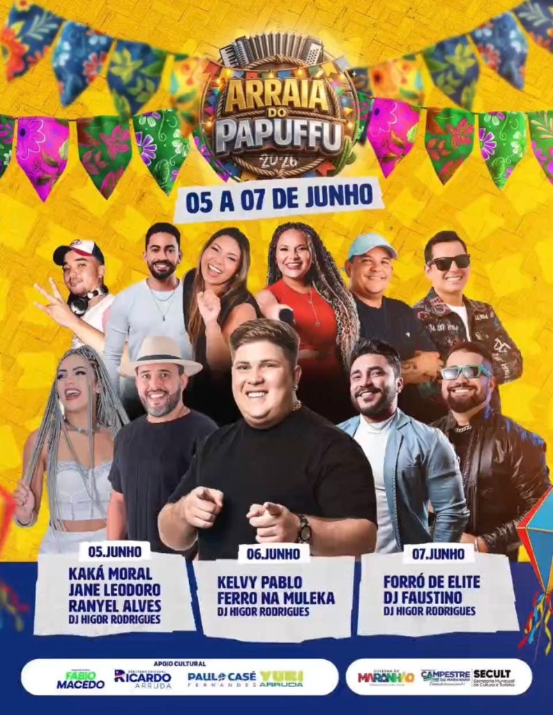 Show de Kelvy Pablo é destaque no Arraial Papuffu e gestão Fernando Bermuda consolida um dos maiores São João do Sul do Maranhão