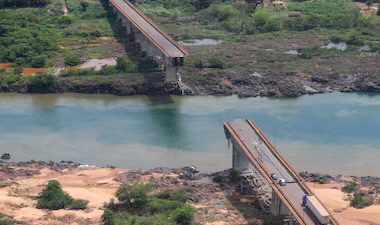 Queda da ponte entre Tocantins e Maranhão gerou custo extra de R$ 84 milhões com balsas e desvios, aponta TCU