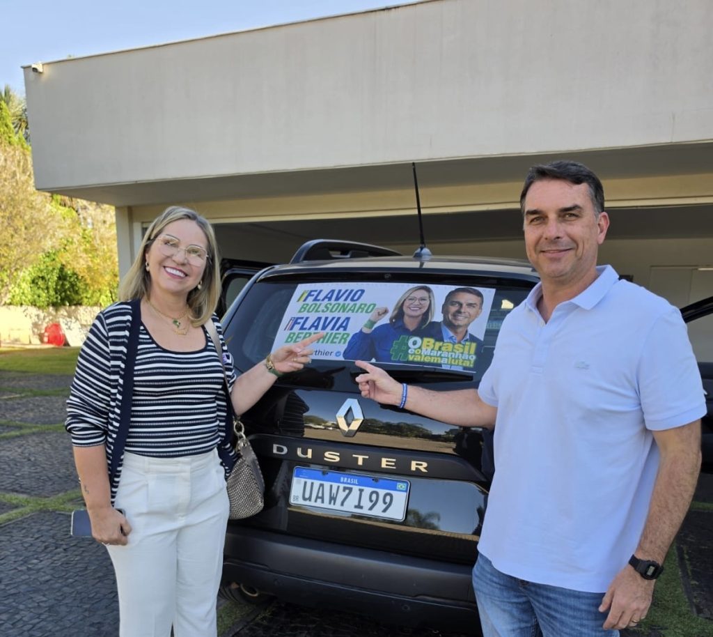 Flávia Berthier participa de articulação para formar palanque de Flávio Bolsonaro no Maranhão