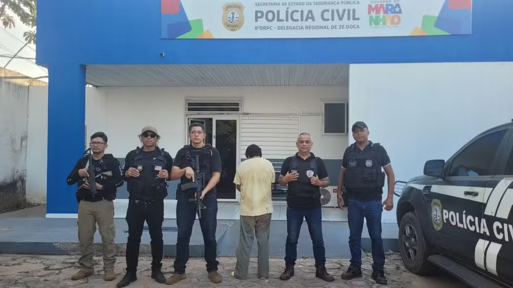 Homem é preso suspeito de estuprar três filhas da própria companheira em Zé Doca no Maranhão