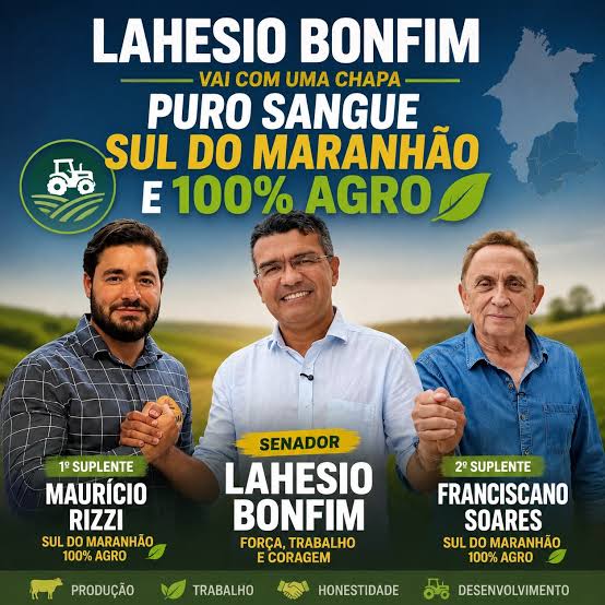 Lahesio Bonfim aposta em nomes do agro como suplentes na chapa ao Senado