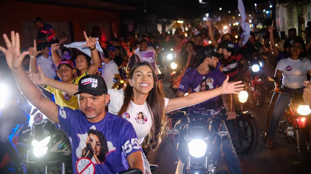 Larissa DP fortalece campanha com grande mobilização em Dom Pedro