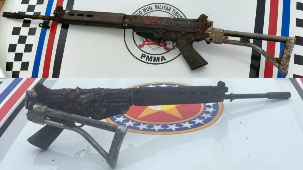 Dois fuzis são encontrados no Rio Tocantins em intervalo de uma semana na divisa entre Maranhão e Tocantins